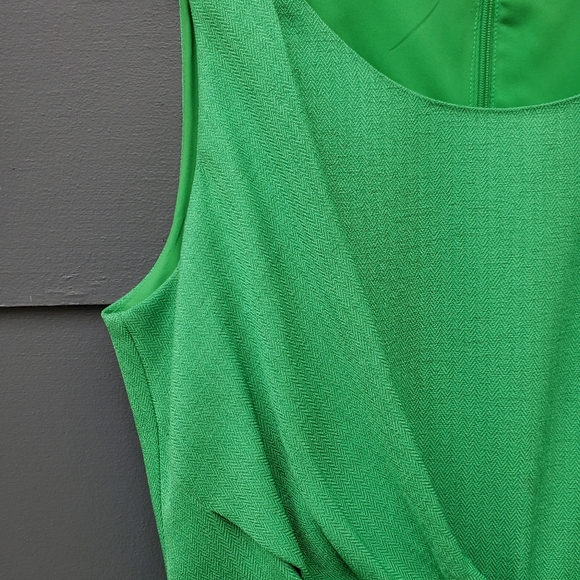 The Limited Kelly Green Tie Front Sheath Dress - 2 - Picture 8 of 16